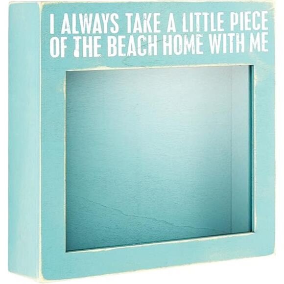 Primitives by Kathy Seashell Holder - Coastal Decor, Glass Display - Picture 6 of 6